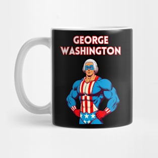 Founding Bro: George Washington 80s Wrestler Mug